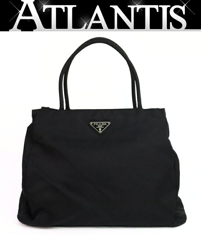 PRADA Nylon Handbag Black Size ONE SIZE