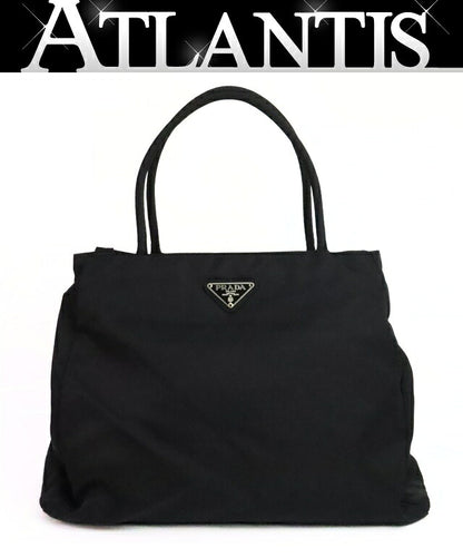 PRADA Nylon Handbag Black Size ONE SIZE