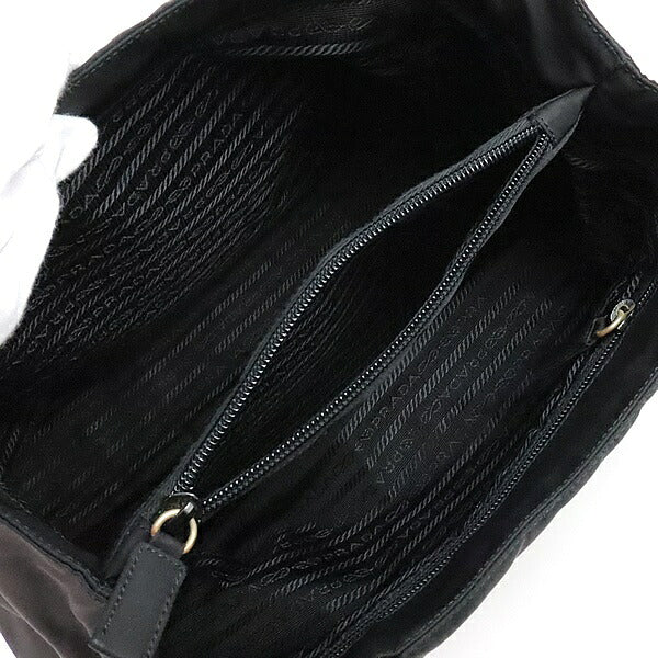PRADA Nylon Handbag Black Size ONE SIZE