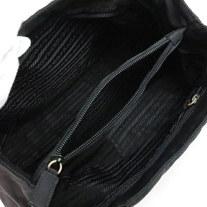 PRADA Nylon Handbag Black Size ONE SIZE