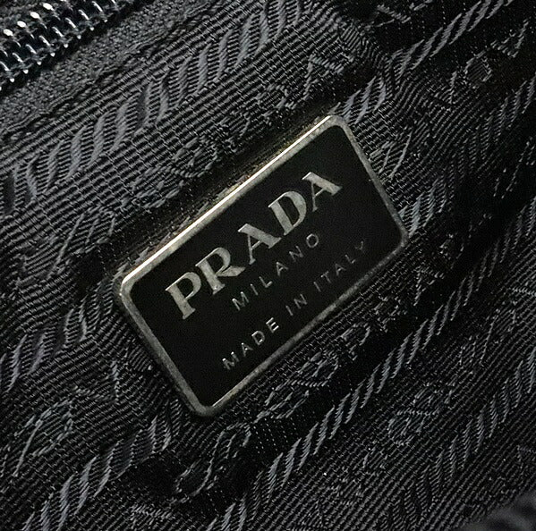PRADA Nylon Handbag Black Size ONE SIZE