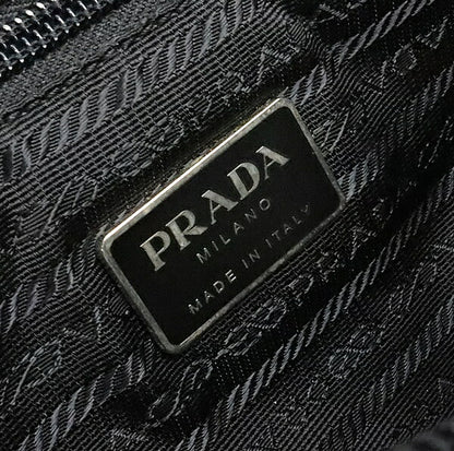 PRADA Nylon Handbag Black Size ONE SIZE