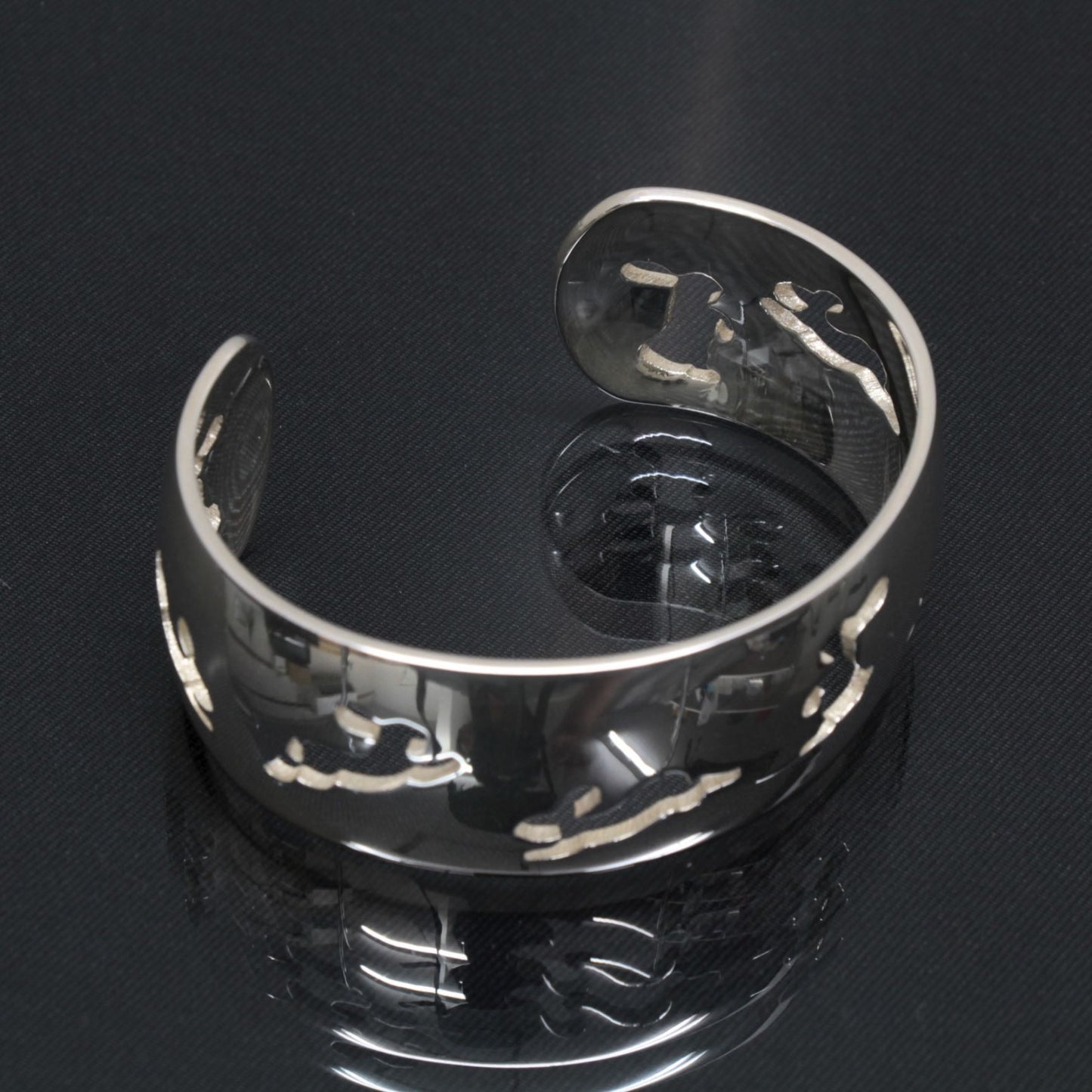 HERMES Rabbit Motif SV925 Bracelet Size ONE SIZE