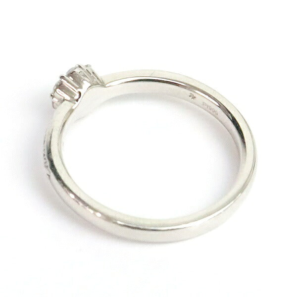 Ponte Vecchio Flower Diamond Ring Pt999 Size 8