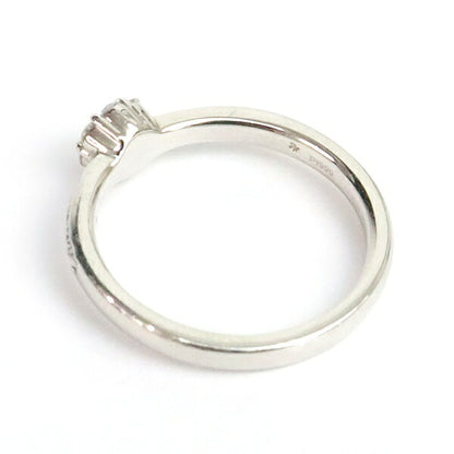 Ponte Vecchio Flower Diamond Ring Pt999 Size 8