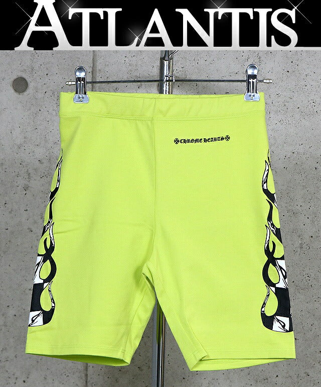 CHROME HEARTS PPO Matty Boy Yoga Shorts Yellow Size S