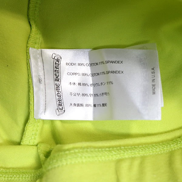 CHROME HEARTS PPO Matty Boy Yoga Shorts Yellow Size S