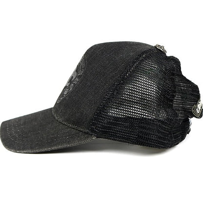 CHROME HEARTS BS Flare Print SV925 Hat Black Size ONE SIZE