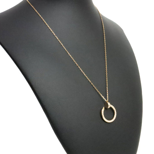 Cartier Juste Pavé Diamond Necklace Pink Gold Size ONE SIZE