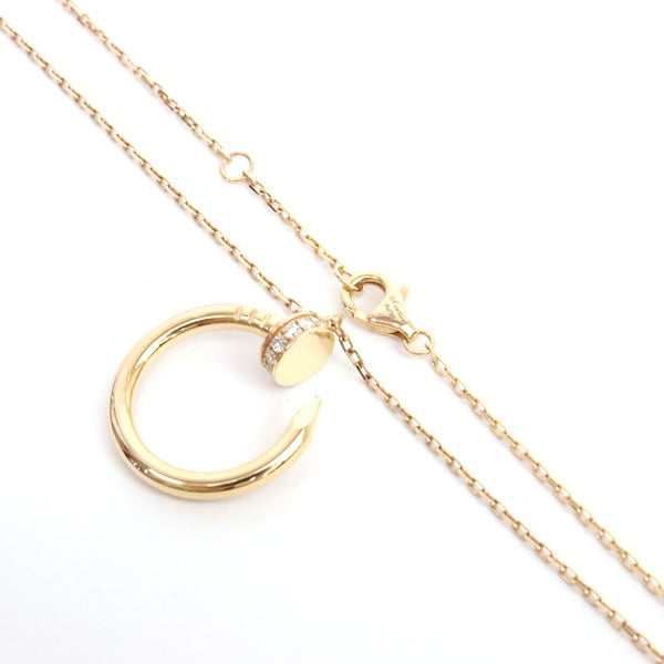 Cartier Juste Pavé Diamond Necklace Pink Gold Size ONE SIZE