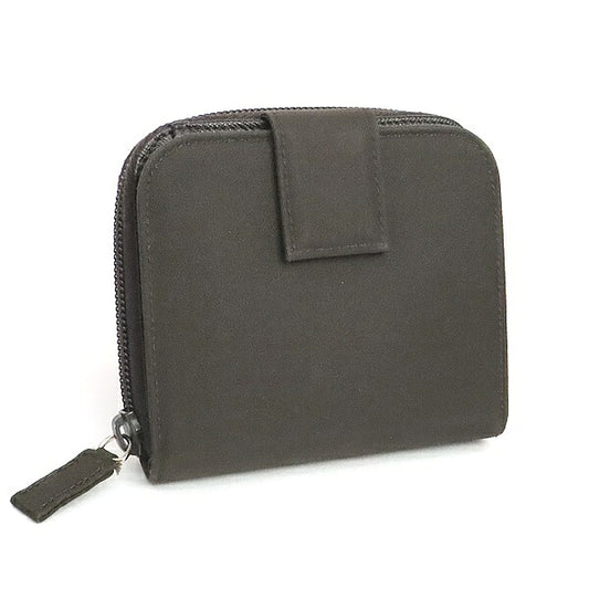 PRADA Nylon Compact Wallet Brown Size ONE SIZE
