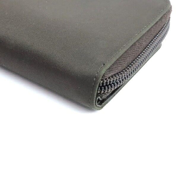 PRADA Nylon Compact Wallet Brown Size ONE SIZE