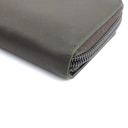 PRADA Nylon Compact Wallet Brown Size ONE SIZE