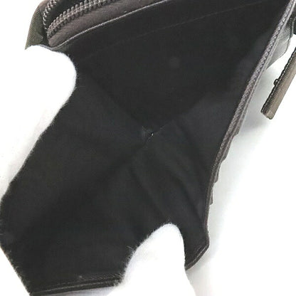PRADA Nylon Compact Wallet Brown Size ONE SIZE