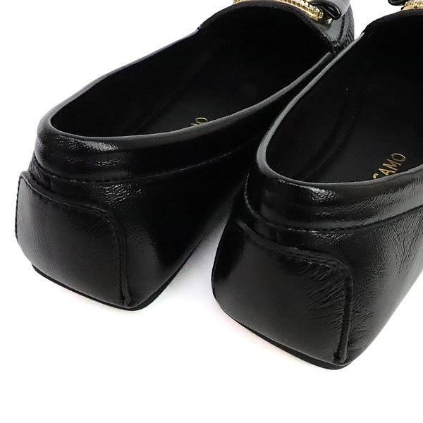 Salvatore Ferragamo Plate Loafers Black