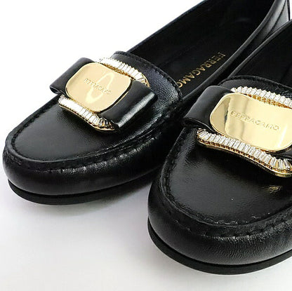Salvatore Ferragamo Plate Loafers Black