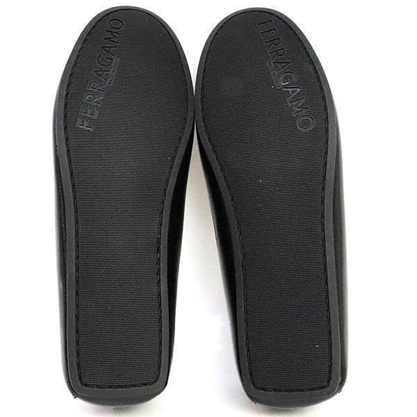 Salvatore Ferragamo Plate Loafers Black