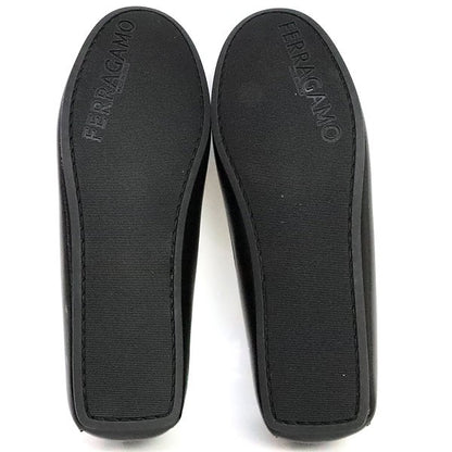 Salvatore Ferragamo Plate Loafers Black