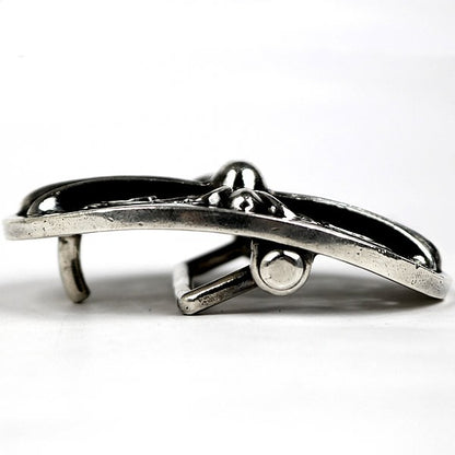 CHROME HEARTS 1.5 Classic Oval Cross Silver Buckle