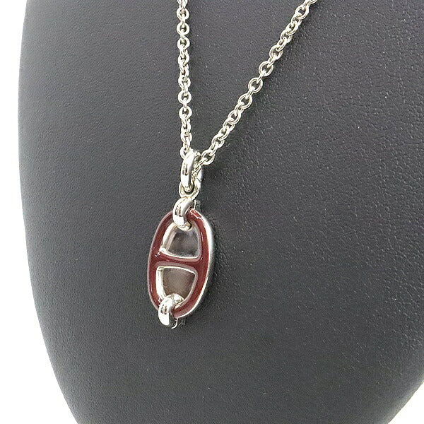 HERMES Mini Maillon PM Lacquer Necklace Multi Size ONE SIZE