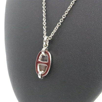 HERMES Mini Maillon PM Lacquer Necklace Multi Size ONE SIZE