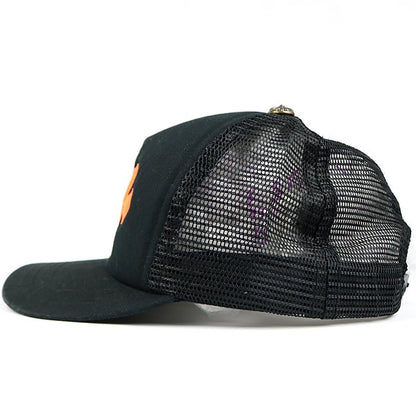 CHROME HEARTS Cemetery Cross Patch Trucker Hat Size ONE SIZE