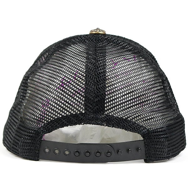 CHROME HEARTS Cemetery Cross Patch Trucker Hat Size ONE SIZE