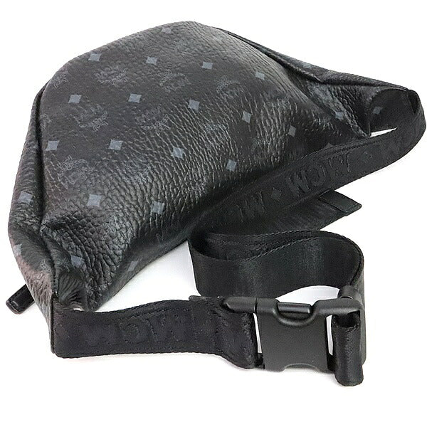 MCM Leather Body Bag Black Size ONE SIZE