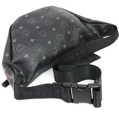 MCM Leather Body Bag Black Size ONE SIZE