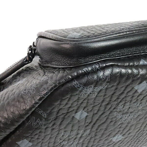 MCM Leather Body Bag Black Size ONE SIZE