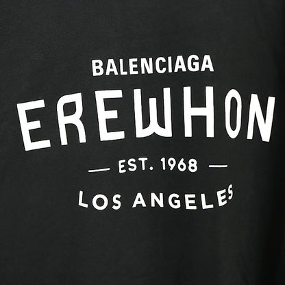 BALENCIAGA EREWHON Collab Short Sleeve T-Shirt Black Size 4