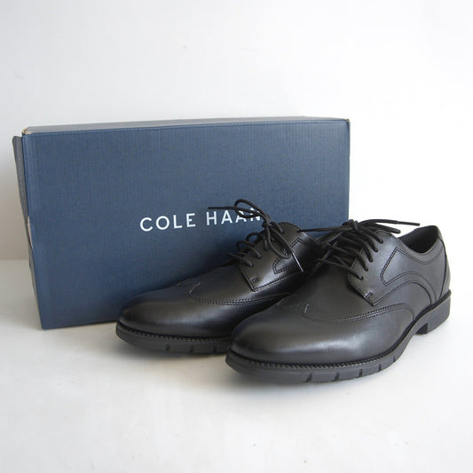 COLE HAAN Flex Grand 360 Black Wingtip Oxford Size 9.5M