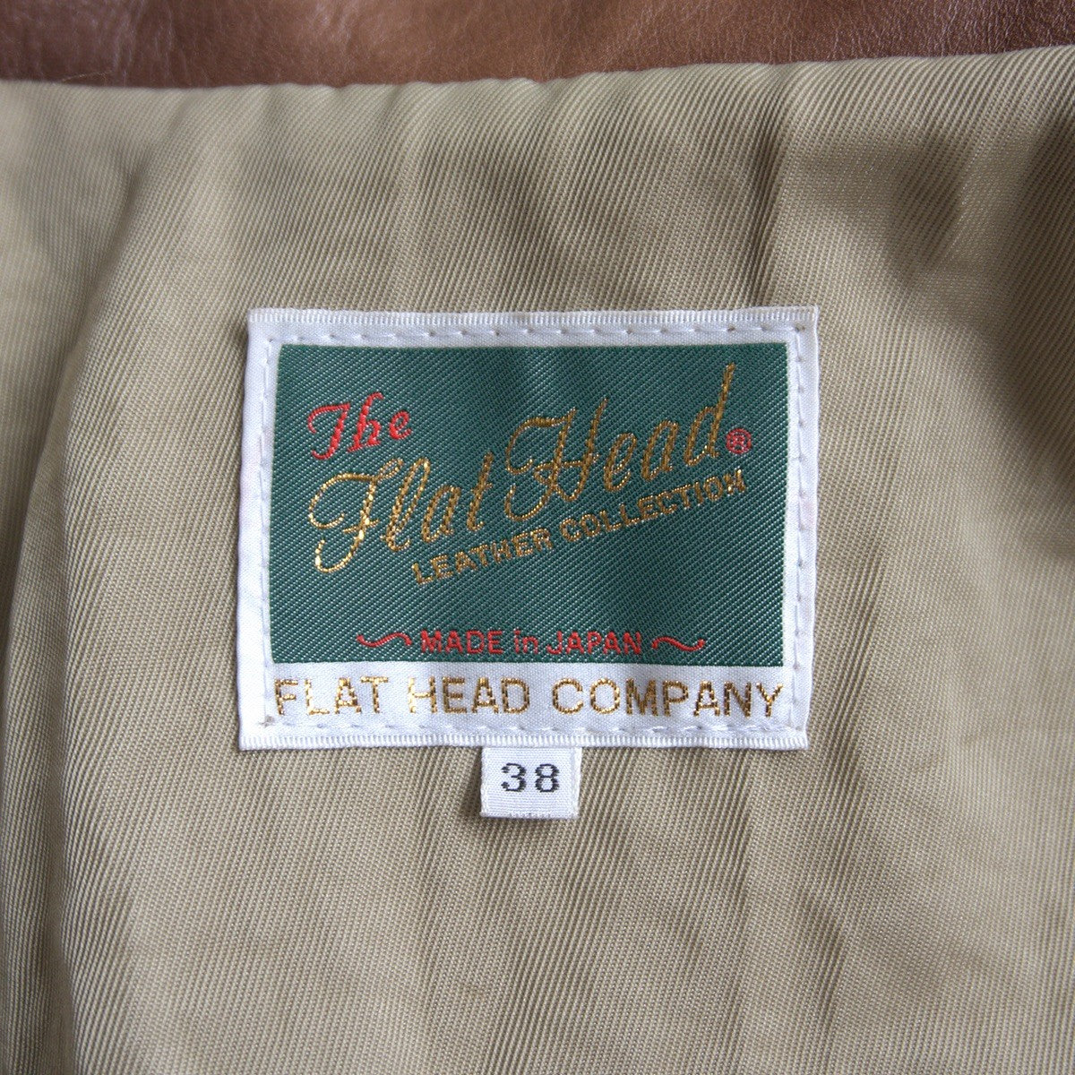 The Flat Head Horsehide leather jacket Size 38
