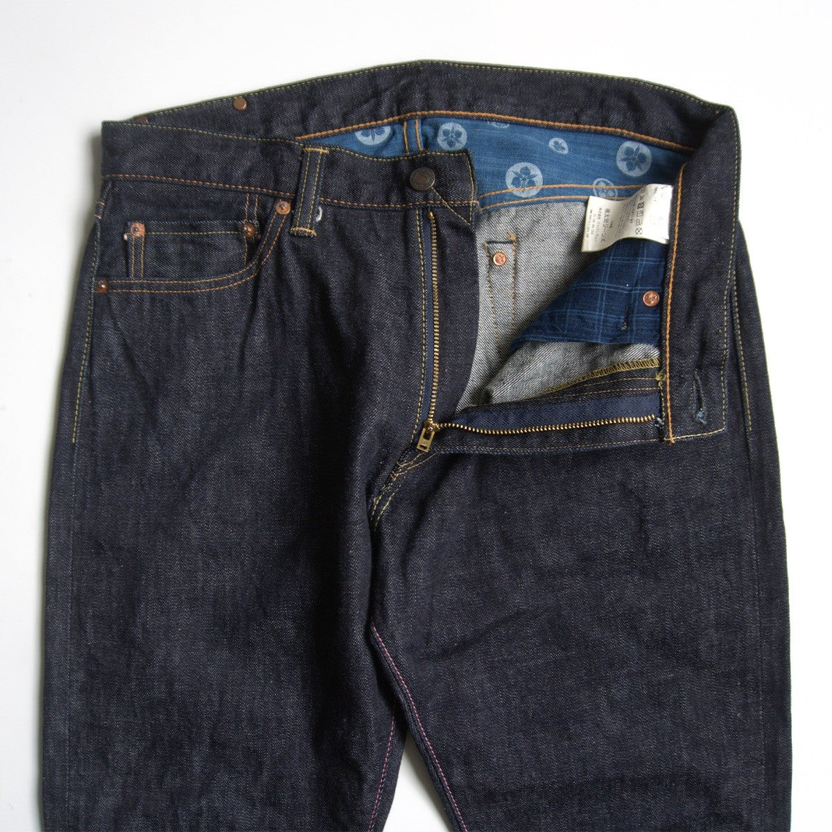 MOMOTARO JEANS G015-MZ Copper Label Tapered Denim Size 33