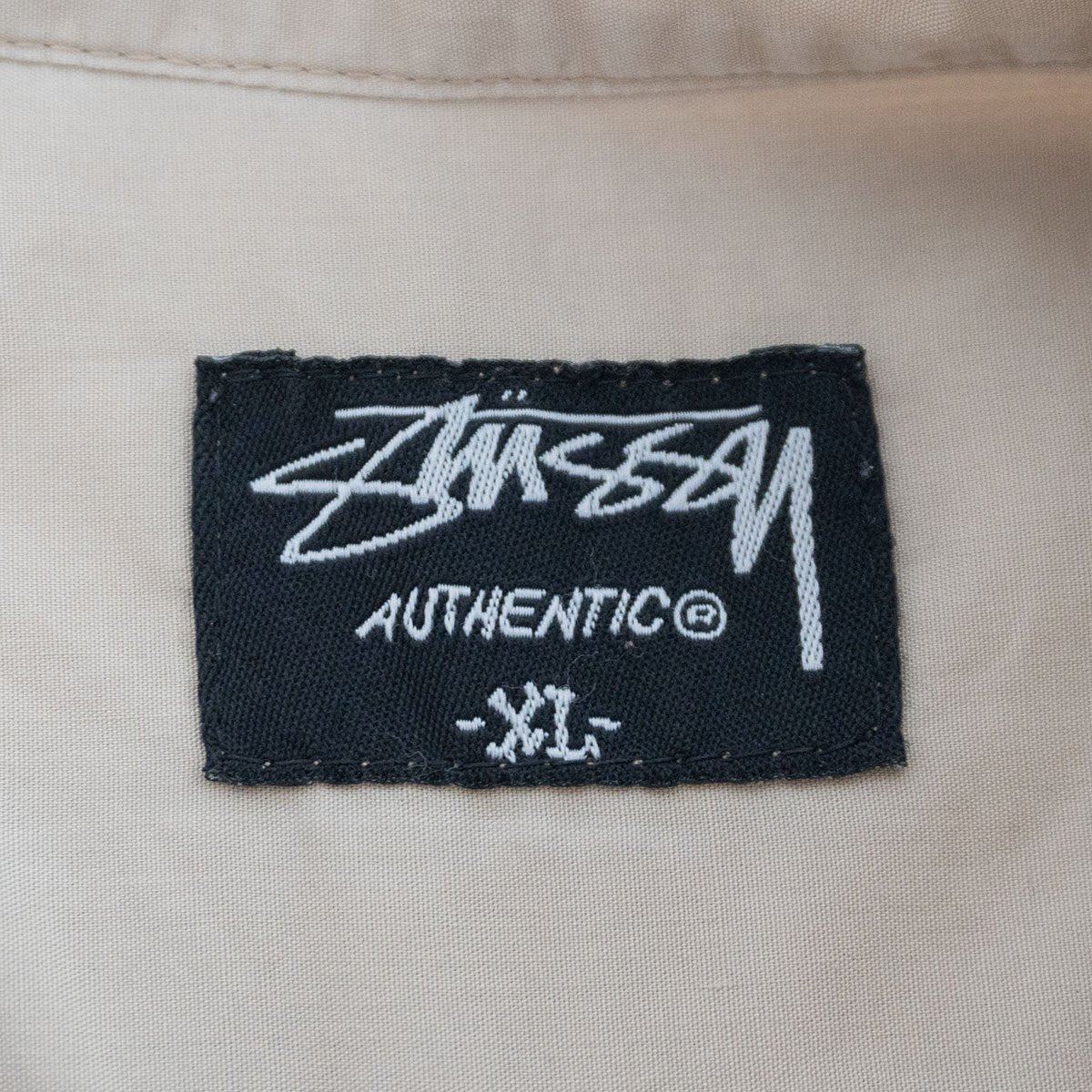 Stussy 00S Deconstructed Button Shirt Size XL