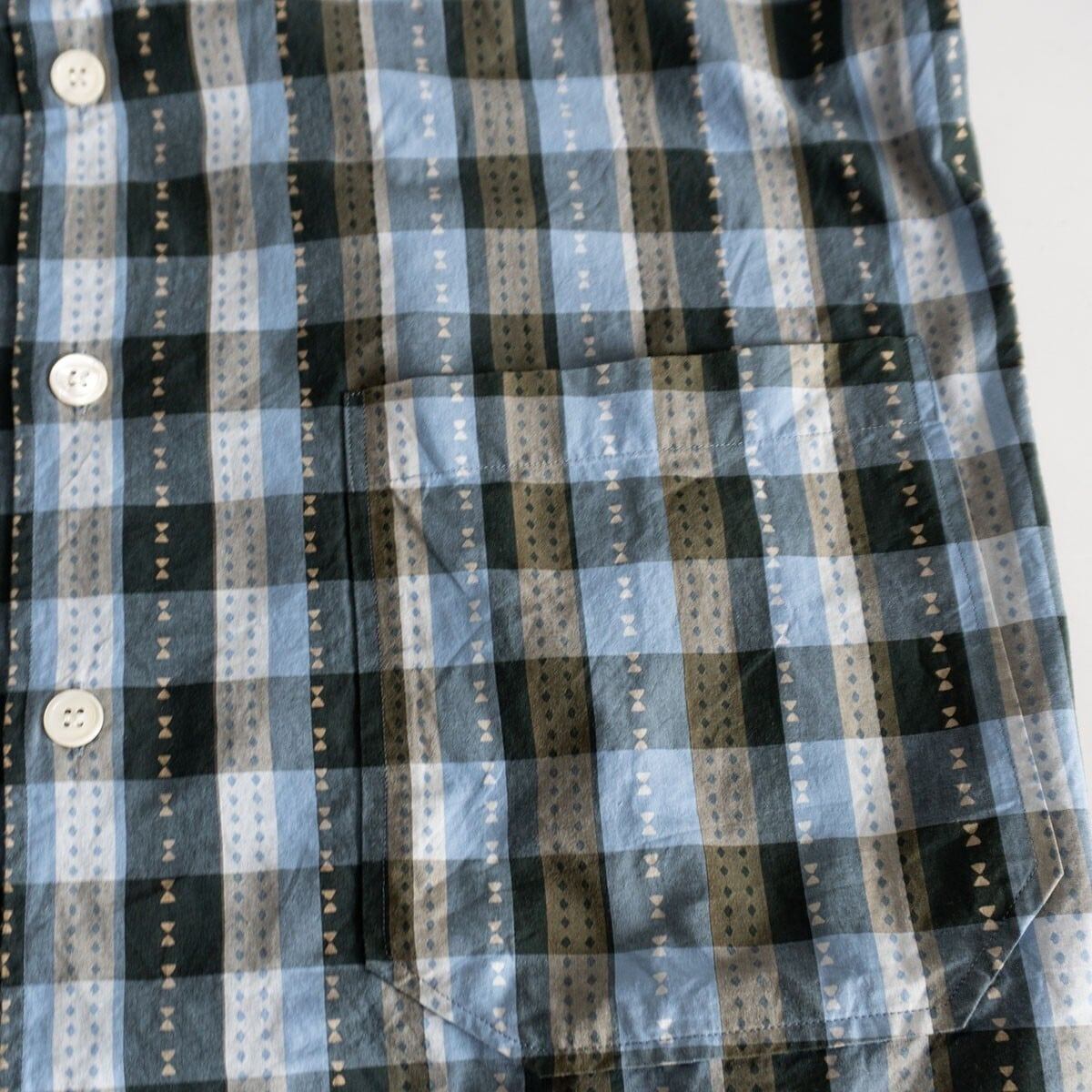 Comme des Garcons 01 Y2K short-sleeve plaid shirt Size L