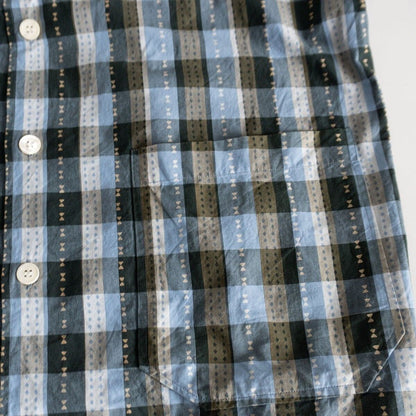 Comme des Garcons 01 Y2K short-sleeve plaid shirt Size L