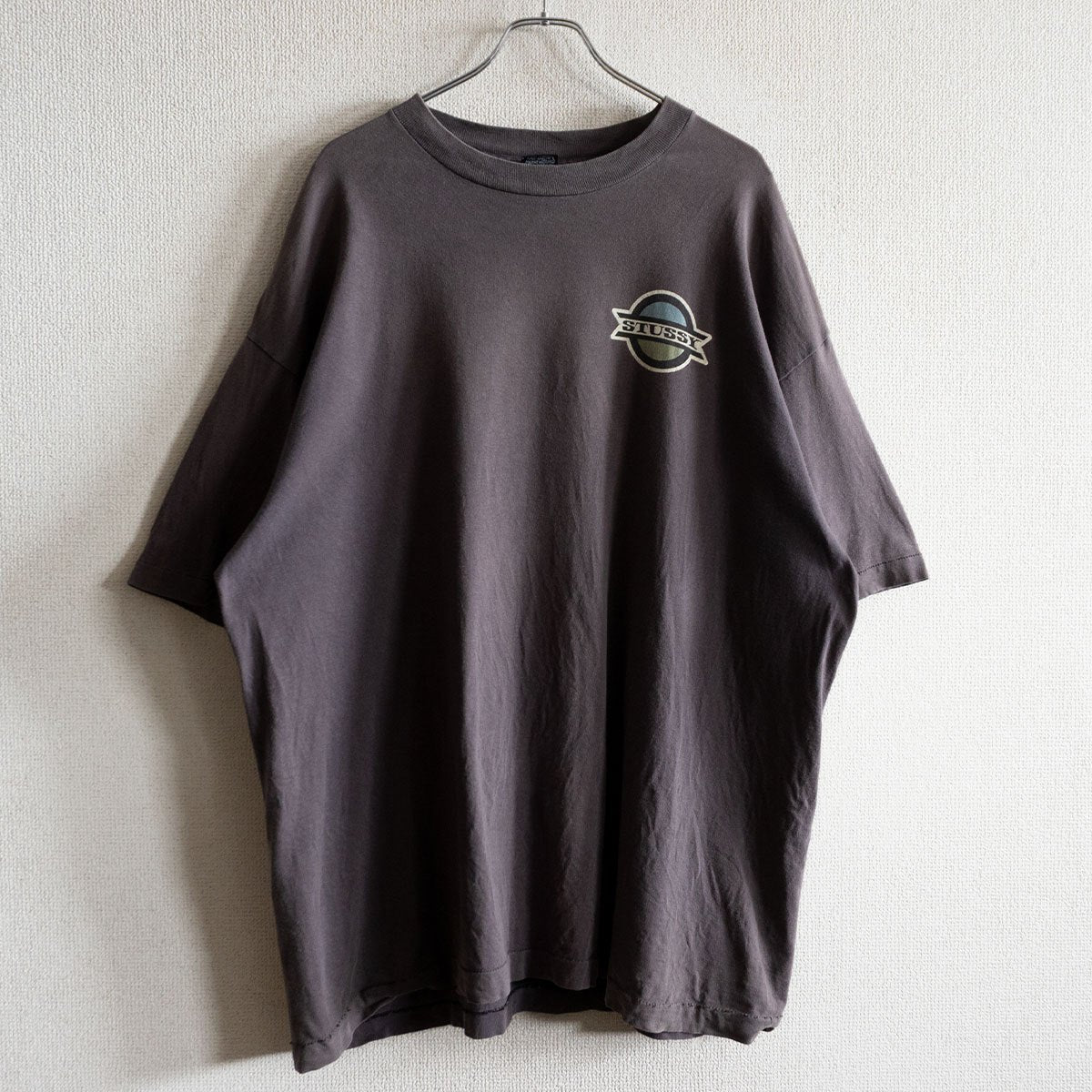 Stussy 80S Double-sided print T-shirt Size XXL