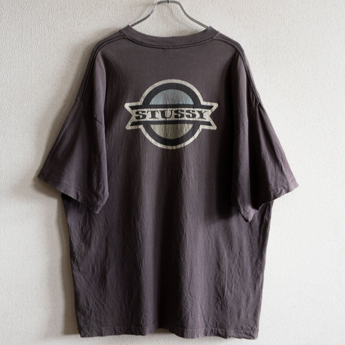 Stussy 80S Double-sided print T-shirt Size XXL
