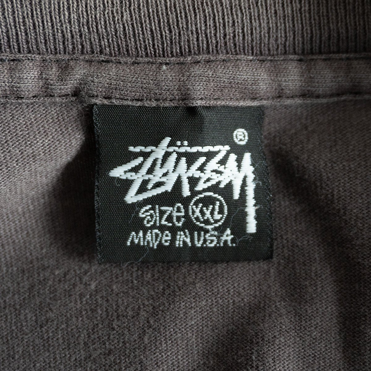 Stussy 80S Double-sided print T-shirt Size XXL