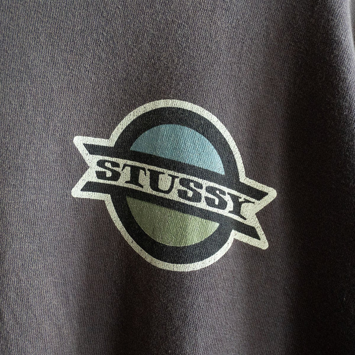 Stussy 80S Double-sided print T-shirt Size XXL