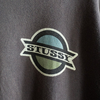 Stussy 80S Double-sided print T-shirt Size XXL