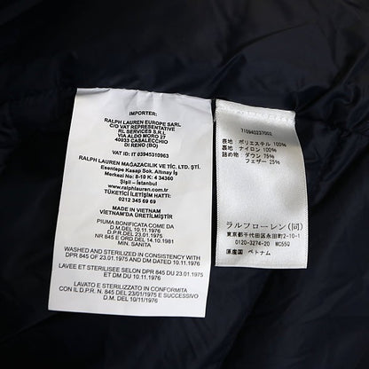 RALPH LARUREN Puffer Down Jacket Navy Size S