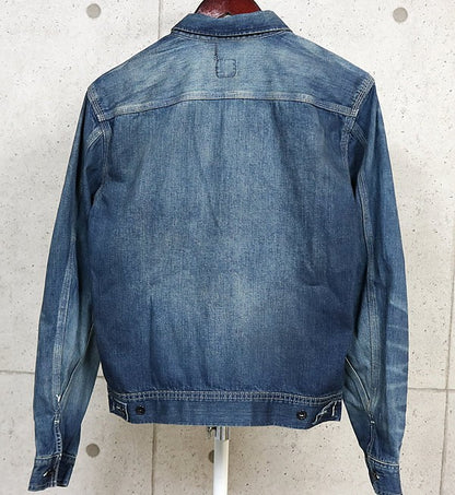RALPH LARUREN RRL 271-J Denim Trucker Jacket Blue Size S