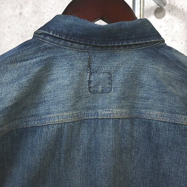 RALPH LARUREN RRL 271-J Denim Trucker Jacket Blue Size S