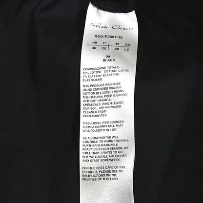 RICK OWENS CONCORDIA Boxer Shorts Black Size 48