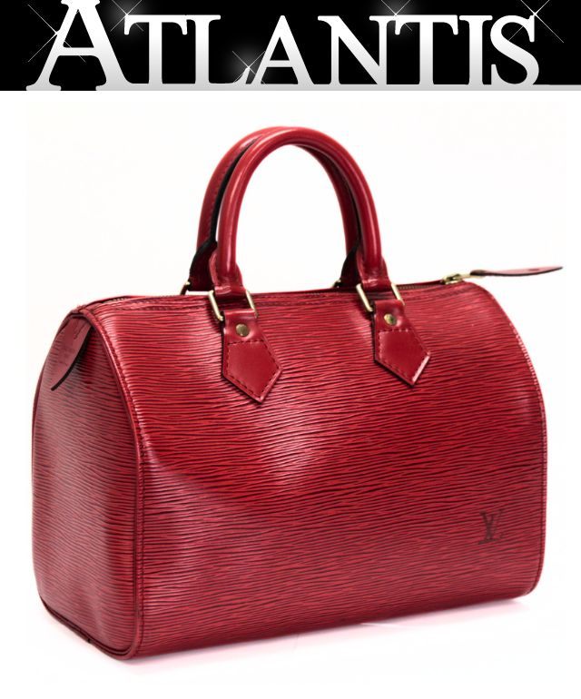 LOUIS VUITTON Epi Speedy 25 Castilian Red Handbag Size ONE SIZE