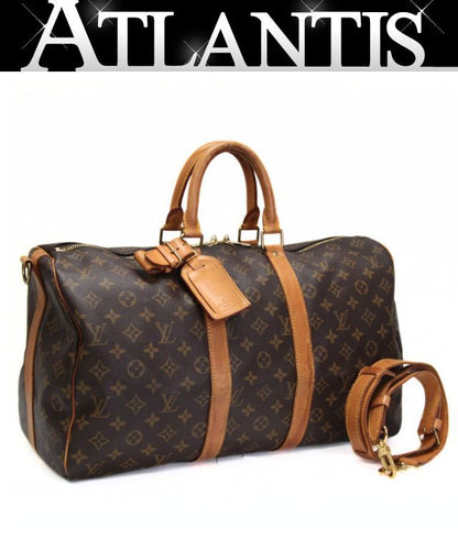 LOUIS VUITTON Monogram Keepall 45 Bag Size ONE SIZE