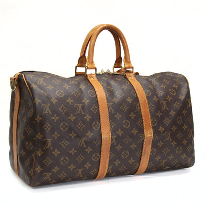 LOUIS VUITTON Monogram Keepall 45 Bag Size ONE SIZE