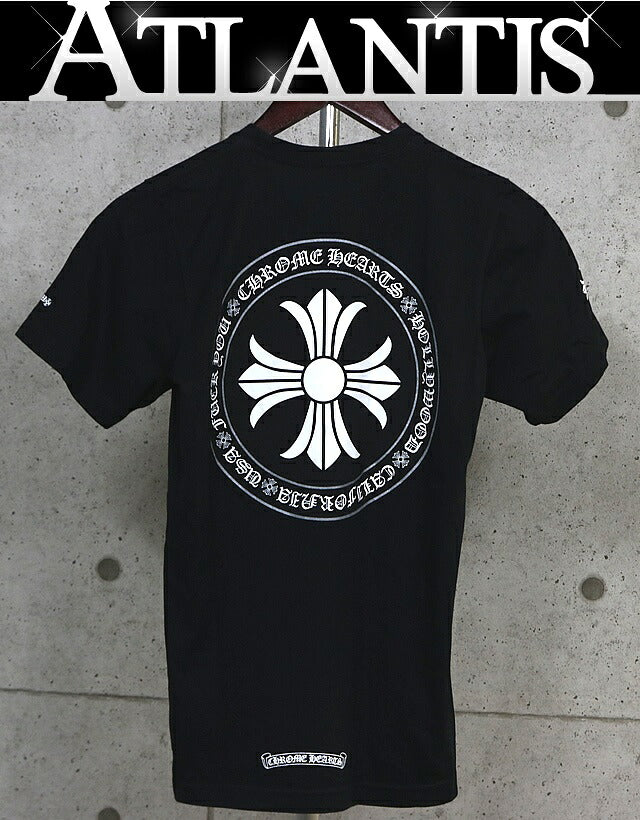 CHROME HEARTS CH Plus Logo Cotton T-Shirt Black Size XS